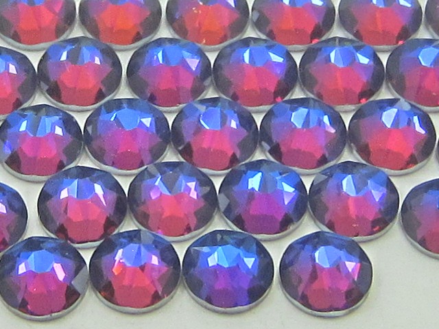 18 pcs. 30ss MERIDIAN BLUE FLATBACK European Rhinestones